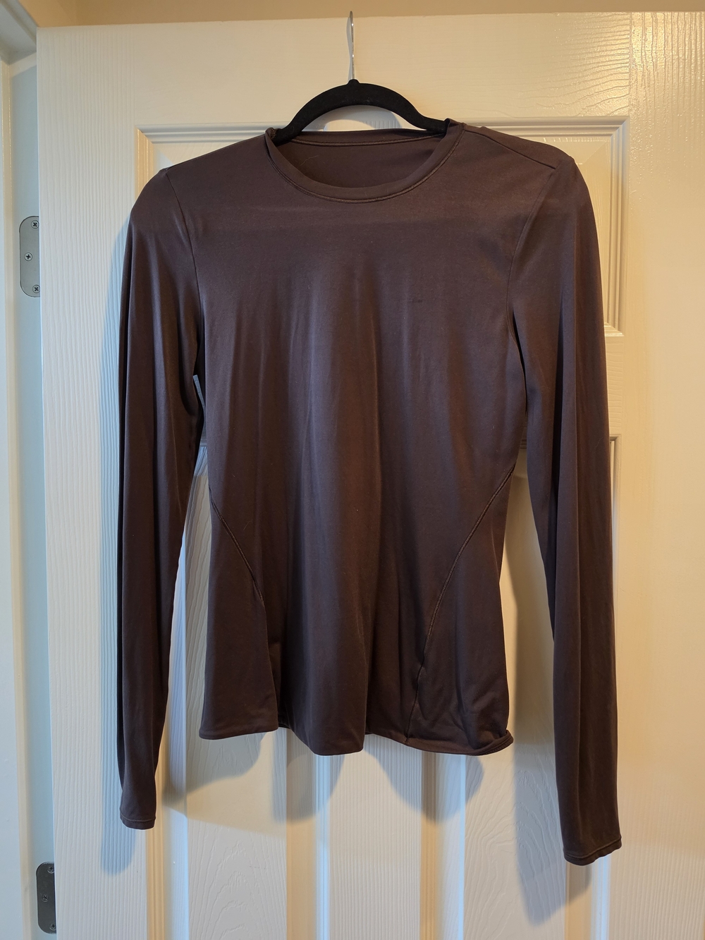 lululemon athletica Long-Sleeve Crew Neck Top - Chocolate Brown